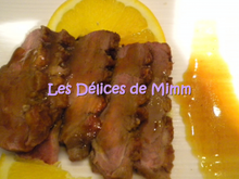 Magret de canard à l'orange et au Cointreau