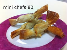 Bonbons croustillants au maroilles et aux pommes