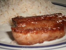 Travers de porc caramélisés