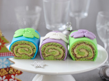 Mini roulés tout en couleur