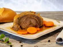 Rôti de veau à la paysanne