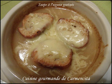 Soupe à l'oignon gratinée rapide