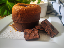 Soufflé au chocolat et au rhum