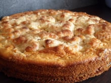 Gâteau de cerises amandine crumble