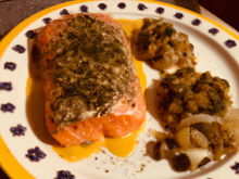 Saumon miel moutarde