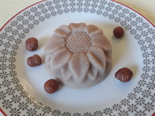 Flan à la noisette sans lactose