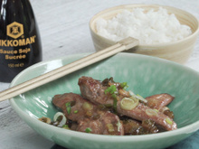 Aiguillettes de canard laquées à la sauce soja sucrée et vinaigre balsamique