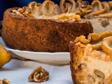 Gâteau aux poires et noix