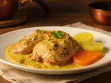 Lapin à la moutarde de grand-mère
