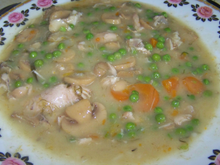 Sauté de dinde façon blanquette