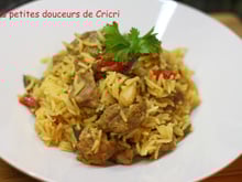 Pilaf d'agneau à la marocaine