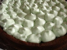 Tarte meringuée choco menthe