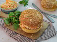 Pulled pork Burger et coleslaw maison