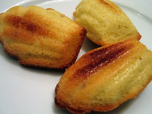 Madeleines cœur chocolat