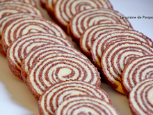 Sablé spirale vanille et confiture de lait