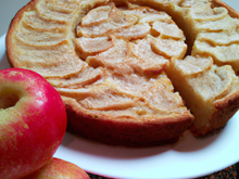 Cake pommes et biscuits