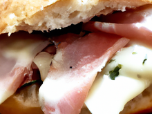 Kiri pané au jambon