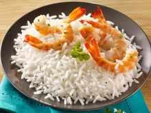 Riz Basmati aux crevettes et lait de coco