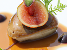 Foie gras en habit de bal et ses fruits d'été