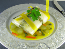 Papillotes de cabilaud à l'échalote au Companion