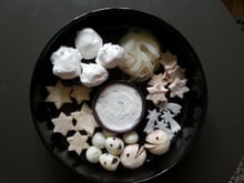 Bento élégant pour dîner en blanc