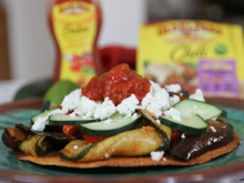 Tostadas d'été végétariennes aux légumes grillés