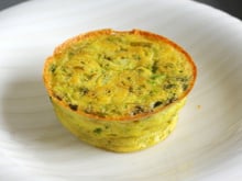 Petits flans de courgettes et pommes de terre sans lactose et sans gluten