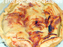 Tarte aux pommes-châtaignes