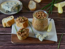 Rillettes de sardines à la fourme d'Ambert et aux poivrons