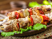 Brochette de poulet tandoori