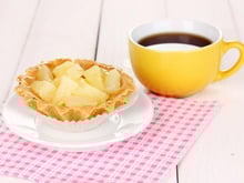 Tarte à l'ananas sur pâte brisée maison