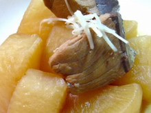 Buri daikon - radis géant et sériole à la japonaise