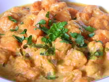 Courge au curry