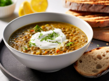 Lentilles aux lardons au Companion