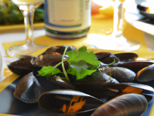 Moules de Bouchot au Muscadet