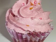 Cupcake cerise spéculoos