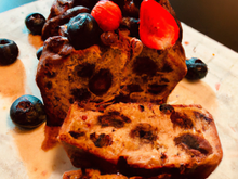 Cake aux fruits et au chocolat