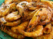 Crevettes sautées au Ponzu à la plancha