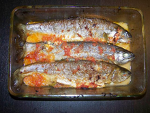 Truite au pamplemousse