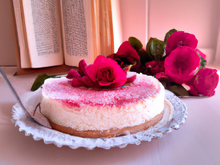 Gâteau de ricotta à la rose