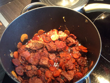 Filet mignon de porc au chorizo et aux carottes