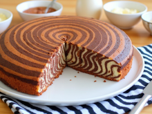 Gâteau tigré ou zebré