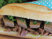 Panini de viande hachée maison