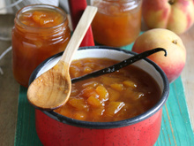 Confiture de pêche aux pépins de citron