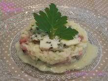 Risotto au roquefort maison