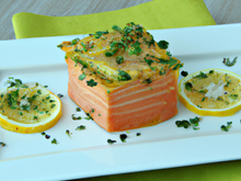 Cake saumon fumé / citron confit
