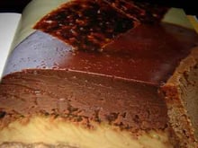 Tarte au chocolat et crème brûlée café