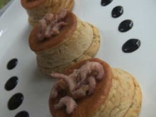 Gratin de crevettes grises, de thon et d'aneth