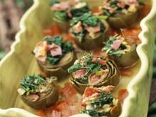 Salade italienne Jambon de Parme et cœœurs d'artichauts