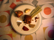 Pâte de curry rouge